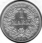 1 Mark 1903 D German Empire Silver Coin