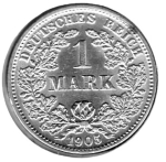1 Mark 1905 G Deutsches Kaiserreich Silbermünze