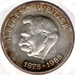 10 Mark GDR 1975 Albert Schweitzer