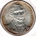 10 Mark GDR 1978 Justus von Liebig Catalog number Jaeger 1567