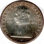 10 Mark GDR 1980 Gerhard von Scharnhorst