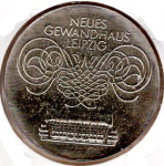 10 East German Marks 1982 New Gewandhaus Leipzig