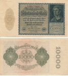 10000 Mark Reichsbanknote 19. Januar 1922