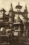 Delhi India old Hindu temple Trinks picture card 720-4 * approx. 1930