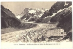 Chamonix Hotel du Montanvert with glacier, * approx. 1910
