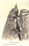Bergsteiger in den franz. Alpen * ca. 1910