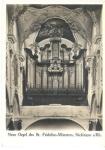 79713 Sackingen Organ of the St. Fridolins Minster * approx. 1960