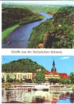 Elbe steamer "Wilhelm Pieck" RS board stamp "on board MS Karl Marx" * approx. 1970