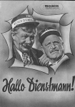 Hallo Dienstmann mit Hans Moser, Filmprogramm Progress 75/55