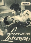 Unter den tausend Laternen, Filmprogramm Progress 74/56