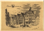 72574 Urach artist card Ludwig Schäfer-Grohe * approx. 1950