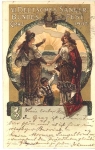 Graz 6th German Federal Singers Festival 1902 embossing litho o July 28, 1902