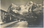 Wengeralp Station mit Zug * ca. 1910