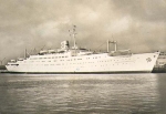 MS Völkerfreundschaft FDGB Urlauberschiff gebr. 14.6.1960