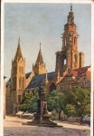 Heilbronn Kilianskirche artist card Marshal o 1915