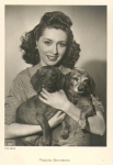 Serrano Rosita with 2 dachshunds A 3564/1