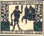 97318 Kitzingen City emergency money worth 50 pfennigs Call for help to white fathers around 1921