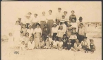 Swimwear beach real photo postcard, * approx. 1910