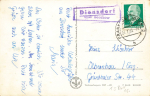 15864 Diensdorf Landpoststempel auf AK Bad Saarow-Pieskow o 23.7.1963
