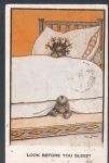 colored children in bed artist card F.G. Lewin o December 31, 1920