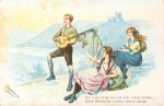 Kaskeline F. Artist card "Where you sing..." * ca. 1920