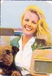 Brühl Heidi mit Hund Autogrammkarte