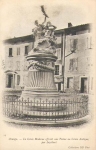 Orange Le Genie Moderne offrant une Palme au Genie Antique par Injalbert * ca. 1900