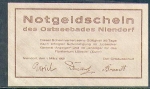 23669 Ostseebad Niendorf City emergency money 50 pfennigs 1921