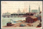 Friedrichstadt Dresden artist card Heinrich Kley o 13.4.1901