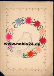 Taube mit Blumen Ausstrickbild *ca 1930