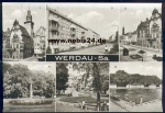 08412 Werdau Large card approx. A5 used. 1975
