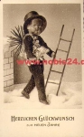 Chimney sweep doll with pig * approx. 1930