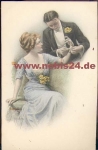 Lovers artist card M. M. Vienne No. 584 sig. M. Munk * approx. 1920