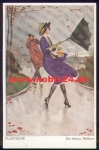 Woman with an umbrella Artist's card Plantikow No. 6494 * approx. 1920