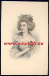 Woman with Flowers Artist's Card M. M. Vienne No. 571 M. Munk * approx. 1920