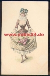 Woman with roses artist card M.M. Vienne sig. M. Munk No. 505 * approx. 1920