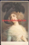 Woman with hat artist card M. Munk Vienna No. 1105 * approx. 1920