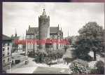 07381 Pößneck Weißer Turm mit Schule o 12.3.1979