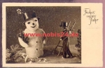 Chimney sweep with snowman o December 30, 1937