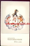 Chimney sweep with calendar and angel * approx. 1940