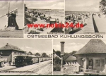 18255 Kuehlungsborn with small train in the station and windmill * approx. 1975