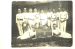 09306 Frankenau marching band real photo card * 1926