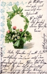 Lily of the valley clover flowers o 12.5.1905