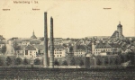 09496 Marienberg Ore Mountains barracks town hall post office o approx. 1915
