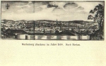 09496 Marienberg Saxony in 1650 artist card after Merian o 30.9.1909