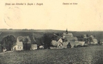 09509 Doernthal b. Sayda Erzgebirge Oberdorf mit Kirche o ca. 1912