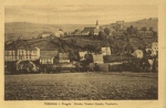 09423 Gelenau Erzgebirge Church, low school, gym, 02/05/1961