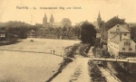 09306 Rochlitz i. Saxony swaying footbridge and lock o approx. 1925