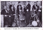 Jazz band with Kapellmeister A. Alexander, * approx. 1950