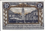 03149 Forest Lausitz city emergency money 25 Pfg. Railway 1921